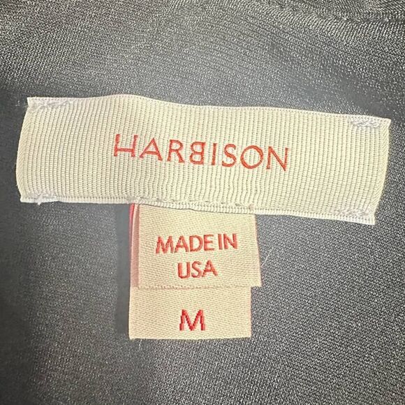 Harbison Moonbeam Cutout Jersey Maxi Dress Women's Medium Black Sleeveless NWOT - Picture 7 of 11